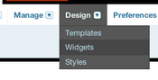New Design Menu